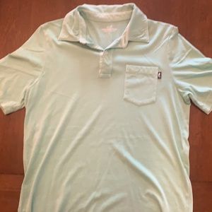 Vineyard Vines Kids Green Collared Shirt